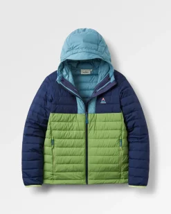 Northstar Down Recycled Jacket - Rich Navy/Pear Green/Arctic