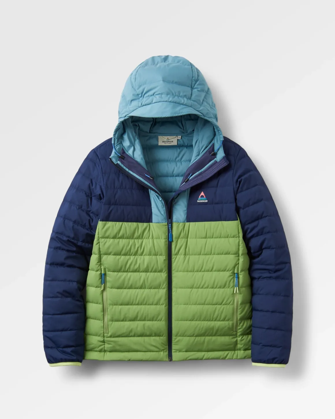 Northstar Down Recycled Jacket - Rich Navy/Pear Green/Arctic