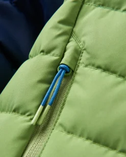 Northstar Down Recycled Jacket - Rich Navy/Pear Green/Arctic