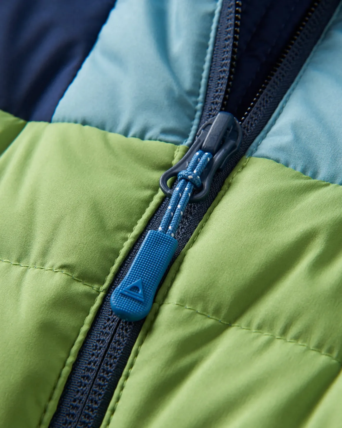 Northstar Down Recycled Jacket - Rich Navy/Pear Green/Arctic
