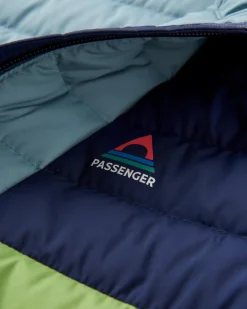 Northstar Down Recycled Vest - Rich Navy/Pear Green/Arctic