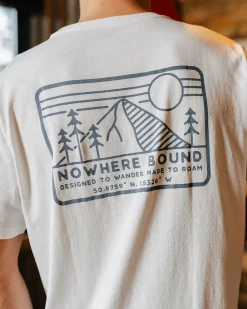 Nowhere Bound Recycled Cotton T-Shirt - White