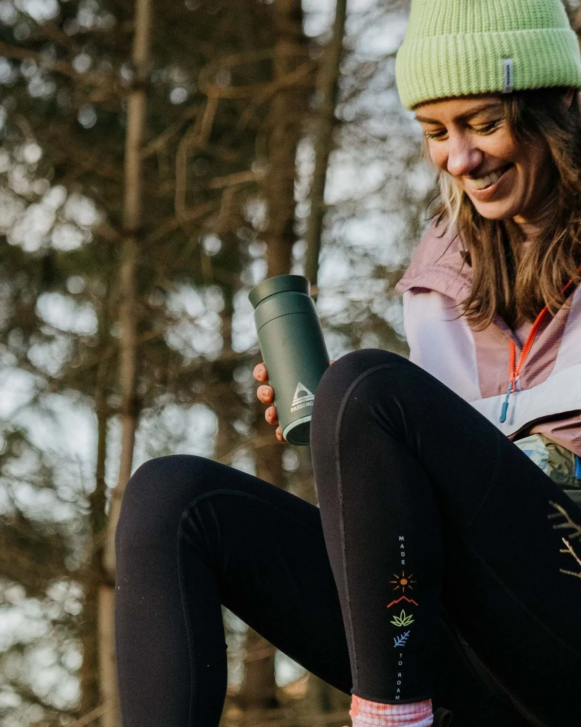 Ocean Bottle Brew Flask 350ml - Passenger Forest Green