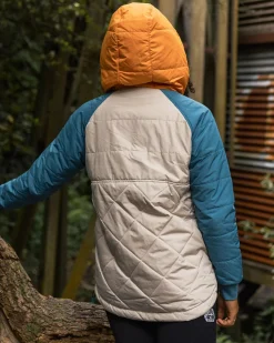 Ocean Recycled Insulated Half Zip Jacket - Feather