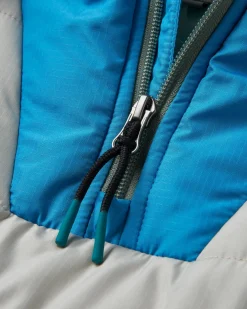 Ocean Recycled Insulated Half Zip Jacket - Pebble Gray