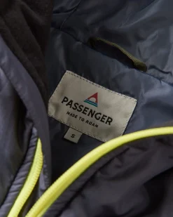 Ocean Recycled Insulated Half Zip Jacket - Dusty Olive