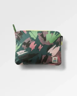 Ocean Recycled Insulated Half Zip Jacket - Abstract Mountain Fir Tree