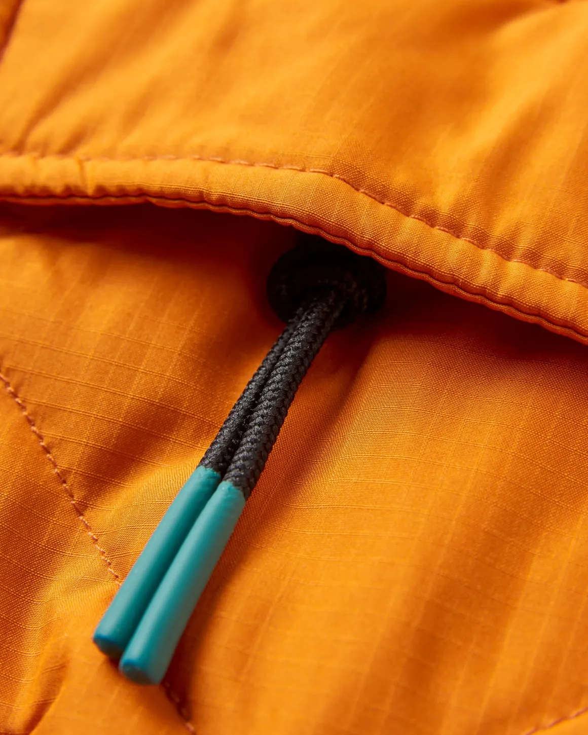 Ocean Recycled Insulated Half Zip Jacket - Sunrise Orange