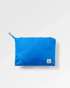 Oceanic Recycled Insulated Half Zip Jacket - Azure Blue/Charcoal