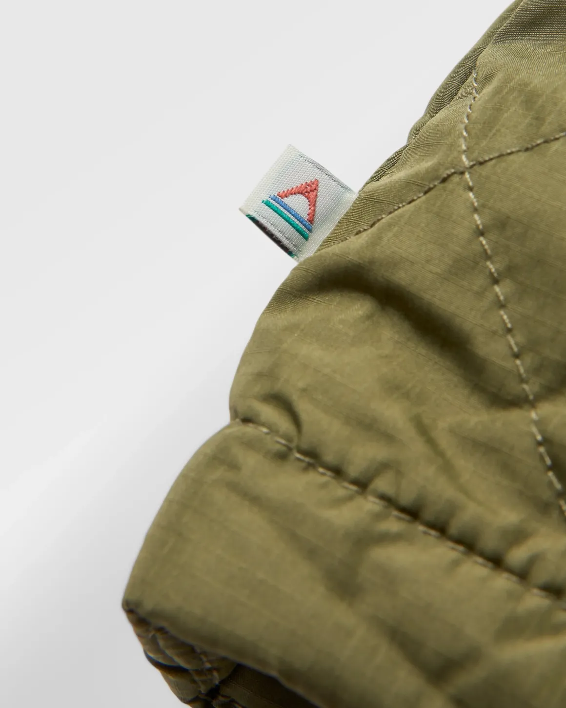 Oceanic Recycled Insulated Half Zip Jacket - Black/Khaki Green