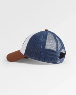 Odyssey Mesh Snapback Hat - Rich Navy/Rubber