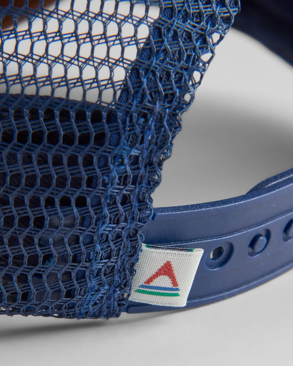 Odyssey Mesh Snapback Hat - Rich Navy/Rubber