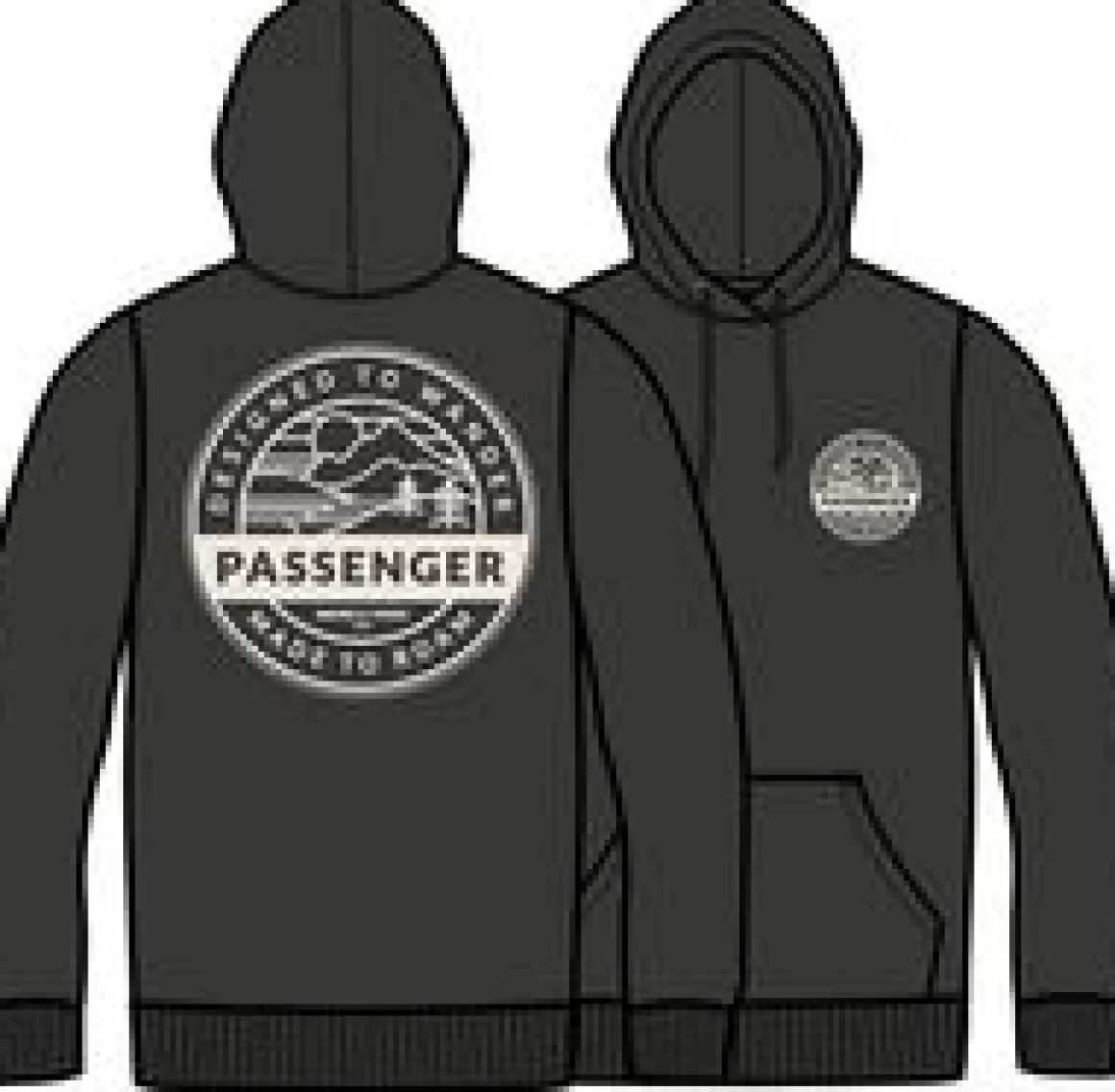 Odyssey Organic Cotton Hoodie - Black