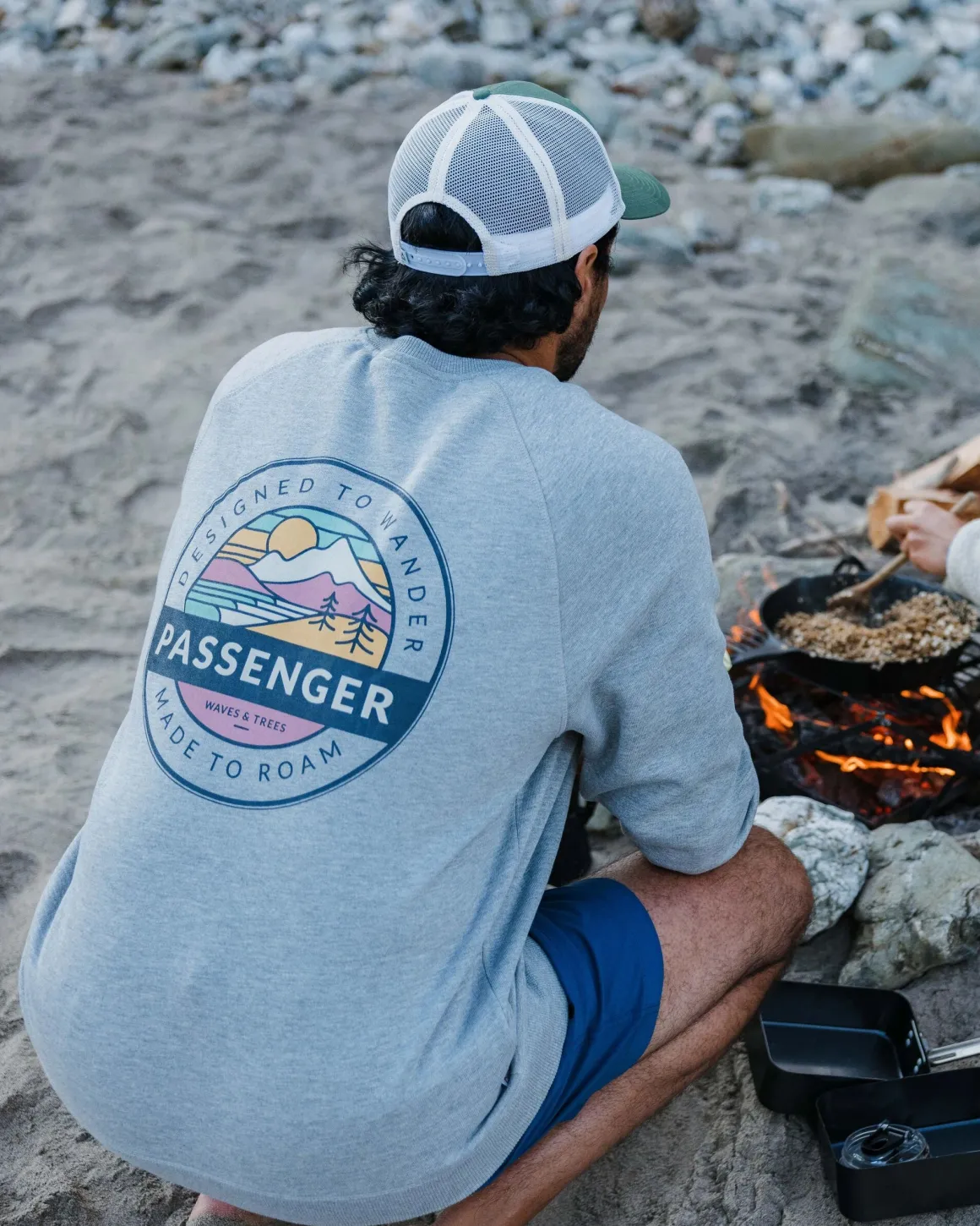 Odyssey Organic Cotton Sweatshirt - Mid Gray Marl