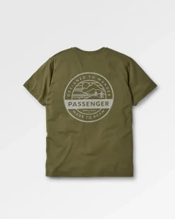 Odyssey Recycled Cotton T-Shirt - Khaki Green