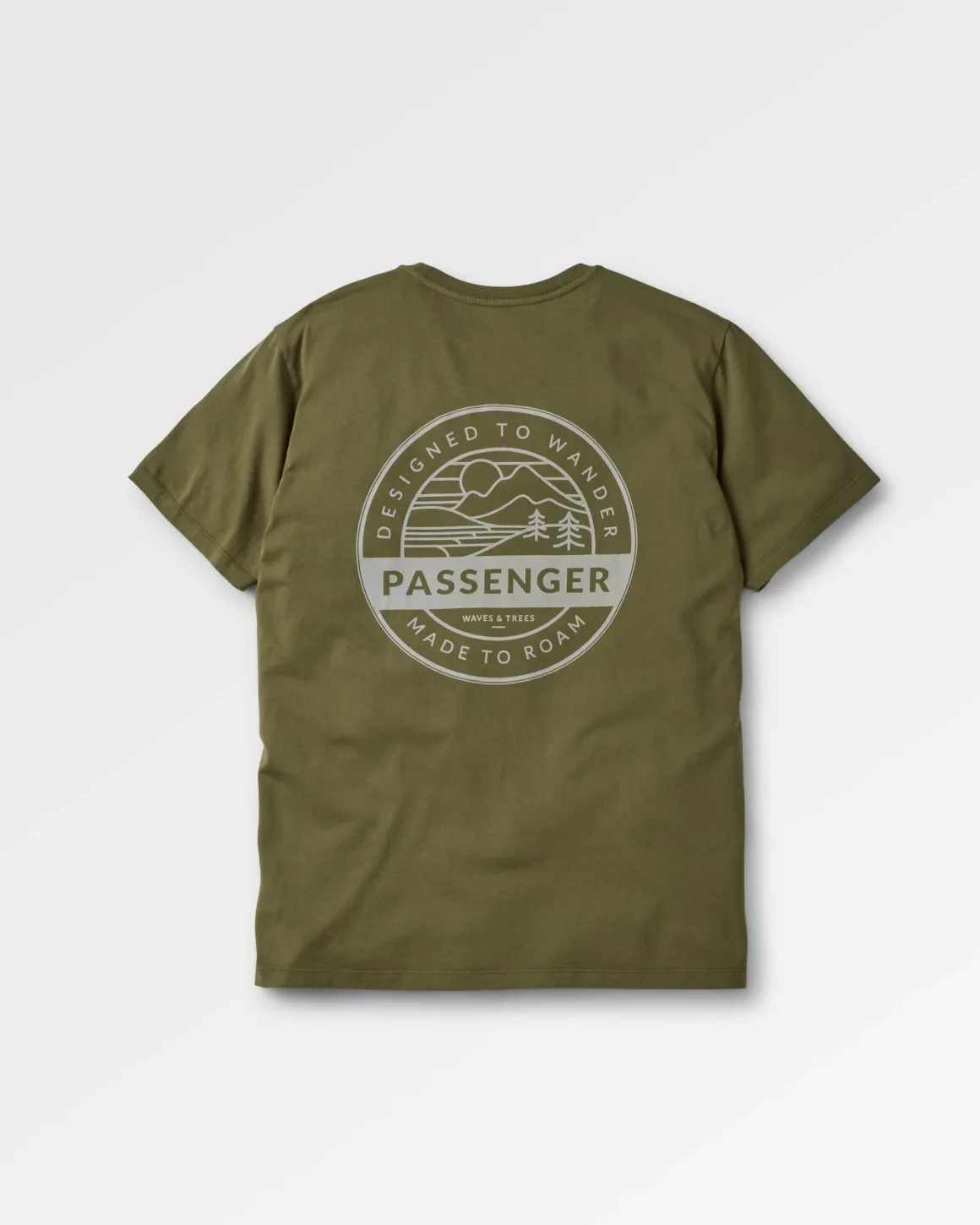 Odyssey Recycled Cotton T-Shirt - Khaki Green