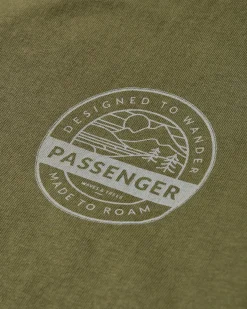 Odyssey Recycled Cotton T-Shirt - Khaki Green