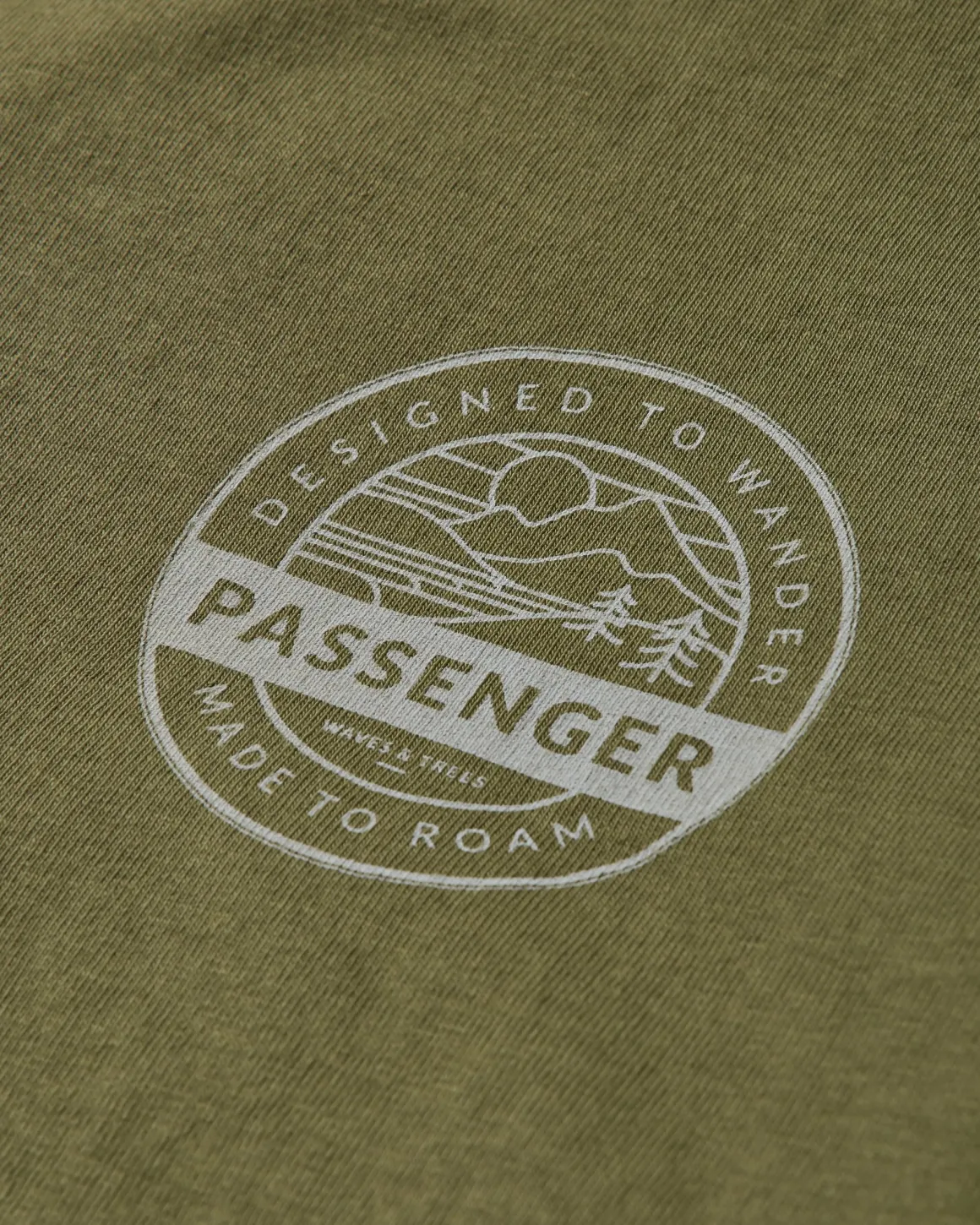 Odyssey Recycled Cotton T-Shirt - Khaki Green