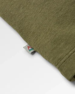 Odyssey Recycled Cotton T-Shirt - Khaki Green