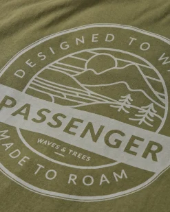 Odyssey Recycled Cotton T-Shirt - Khaki Green