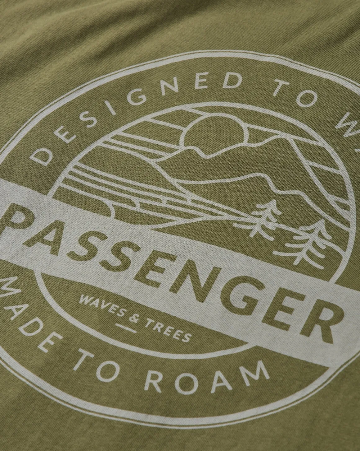 Odyssey Recycled Cotton T-Shirt - Khaki Green