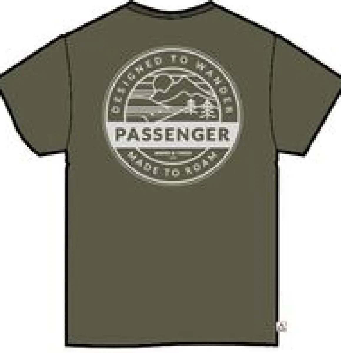 Odyssey Recycled Cotton T-Shirt - Khaki Green