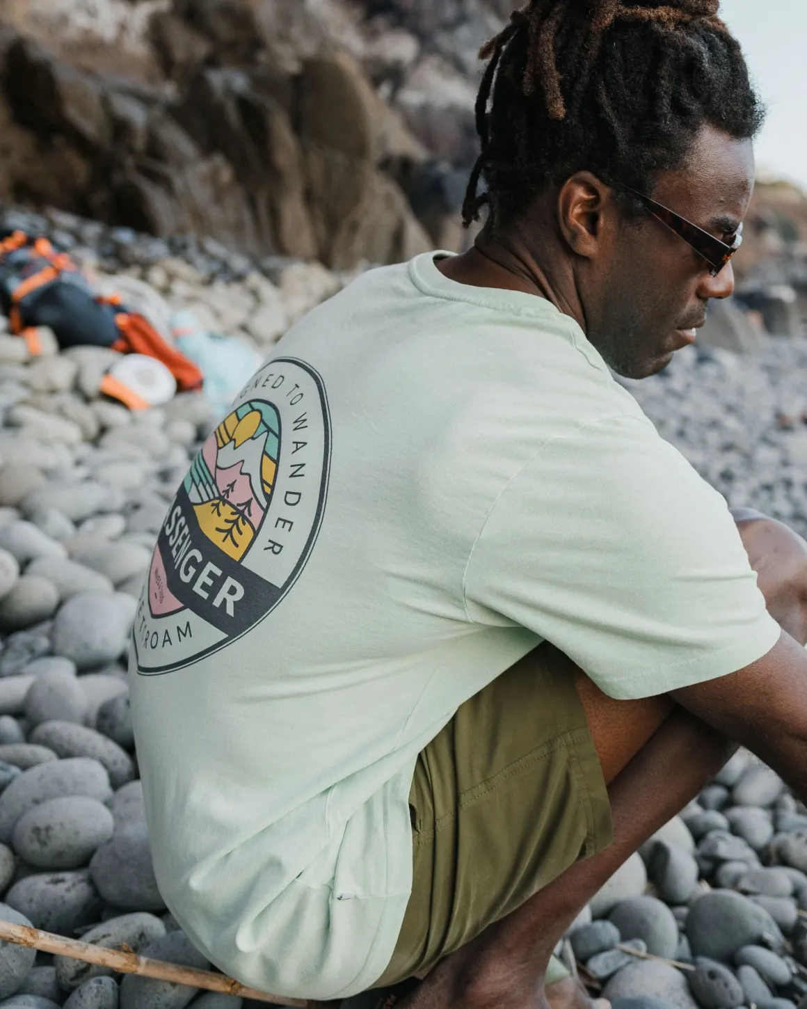 Odyssey Recycled Cotton T-Shirt - Surf Spray