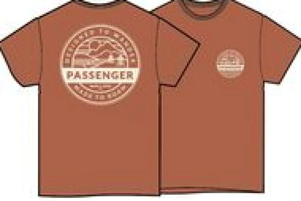 Odyssey Recycled Cotton T-Shirt - Burnt Orange
