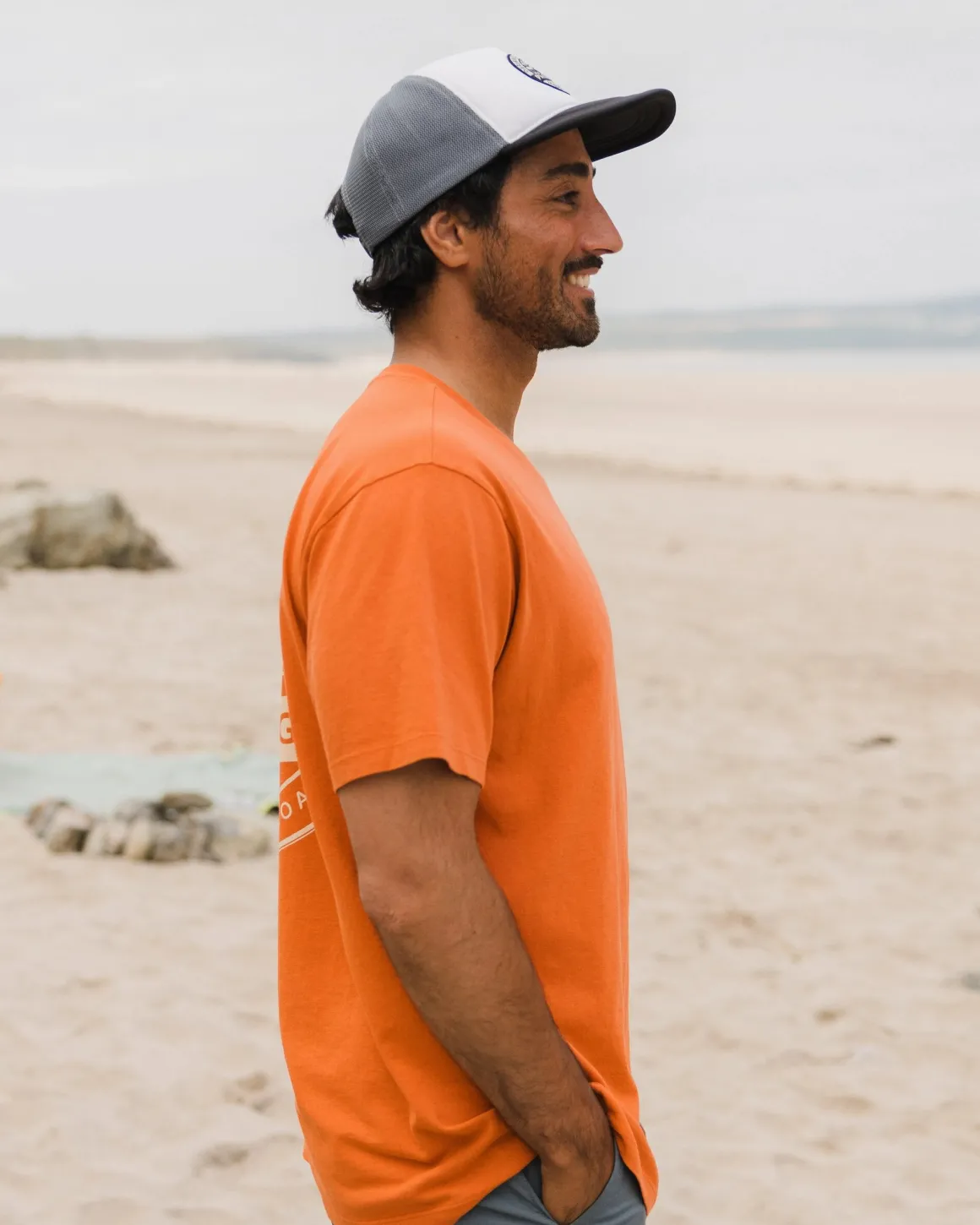 Odyssey Recycled Cotton T-Shirt - Burnt Orange
