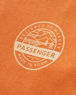 Odyssey Recycled Cotton T-Shirt - Burnt Orange