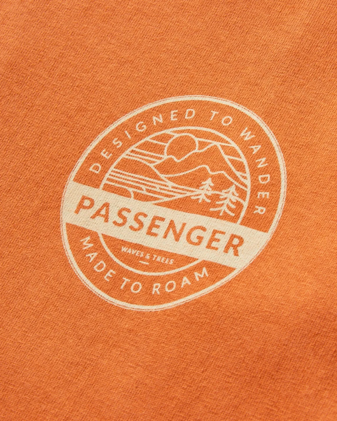 Odyssey Recycled Cotton T-Shirt - Burnt Orange
