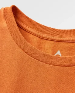 Odyssey Recycled Cotton T-Shirt - Burnt Orange