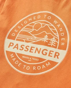 Odyssey Recycled Cotton T-Shirt - Burnt Orange