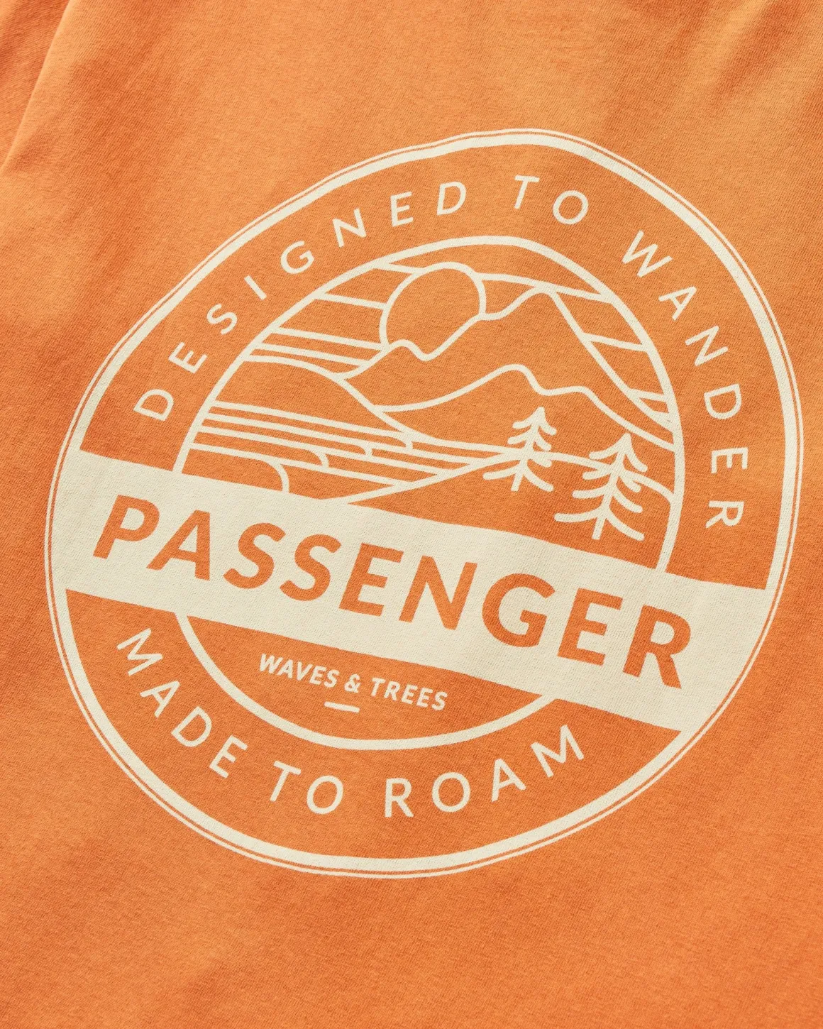 Odyssey Recycled Cotton T-Shirt - Burnt Orange