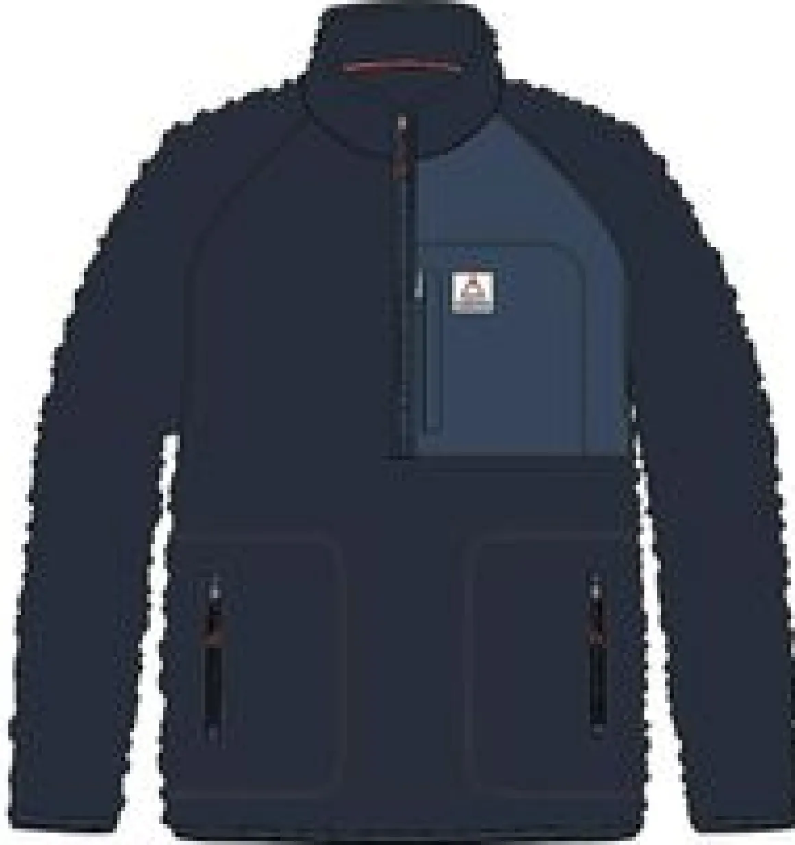 Offgrid 2.0 Half Zip Recycled Sherpa Fleece - Rich Navy