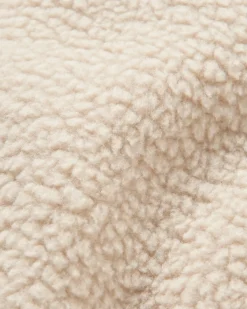 Offgrid 2.0 Half Zip Recycled Sherpa Fleece - Oatmeal/Navy