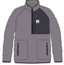 Offgrid 2.0 Half Zip Recycled Sherpa Fleece - Dusty Lilac