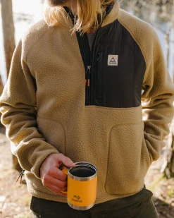 Offgrid 2.0 Half Zip Recycled Sherpa Fleece - Biscuit
