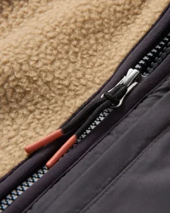 Offgrid 2.0 Half Zip Recycled Sherpa Fleece - Biscuit