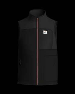 Offgrid Recycled Sherpa Fleece Vest - Black