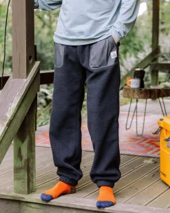 Offgrid Recycled Sherpa Fleece Jogger - Black