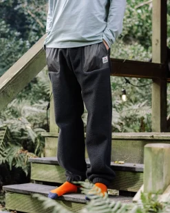 Offgrid Recycled Sherpa Fleece Jogger - Black