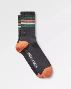 Organic Midweight Crew Socks - Charcoal