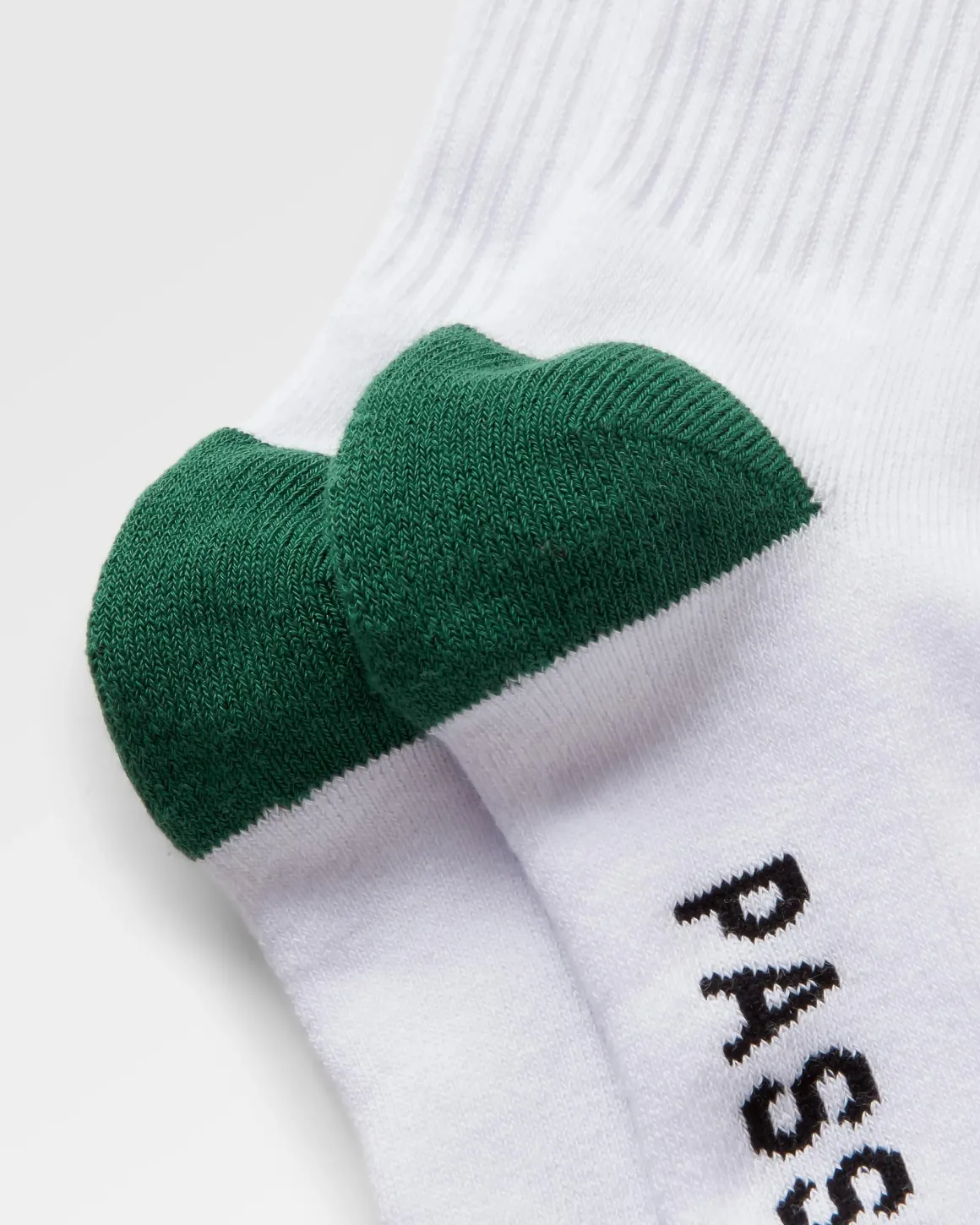 Organic Midweight Crew Socks - White