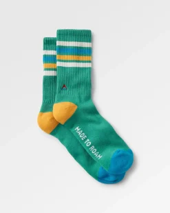 Organic Midweight Crew Socks - Arctic
