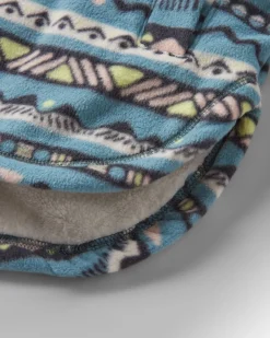 Orion Recycled Polar Fleece Long Sleeve Shirt - Mountain Geo Arctic