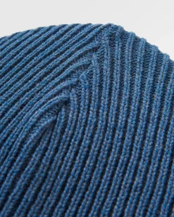 Outlook Recycled Beanie - Rich Navy/Dark Denim