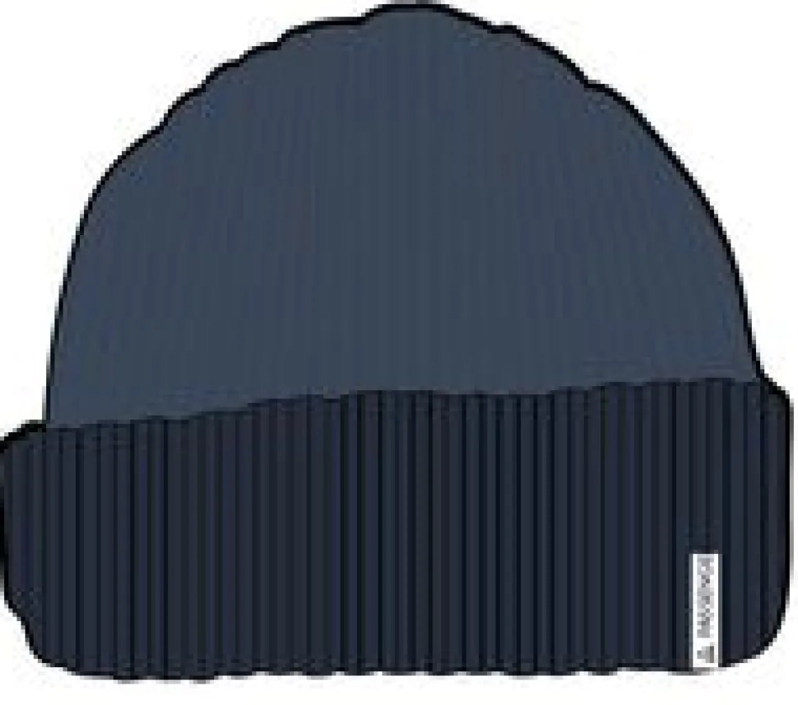 Outlook Recycled Beanie - Rich Navy/Dark Denim