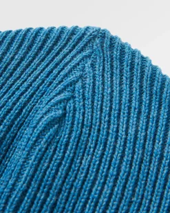 Outlook Recycled Beanie - Baked Clay/Blue Steel