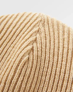 Outlook Recycled Beanie - Mustard Yellow/Steel Gray